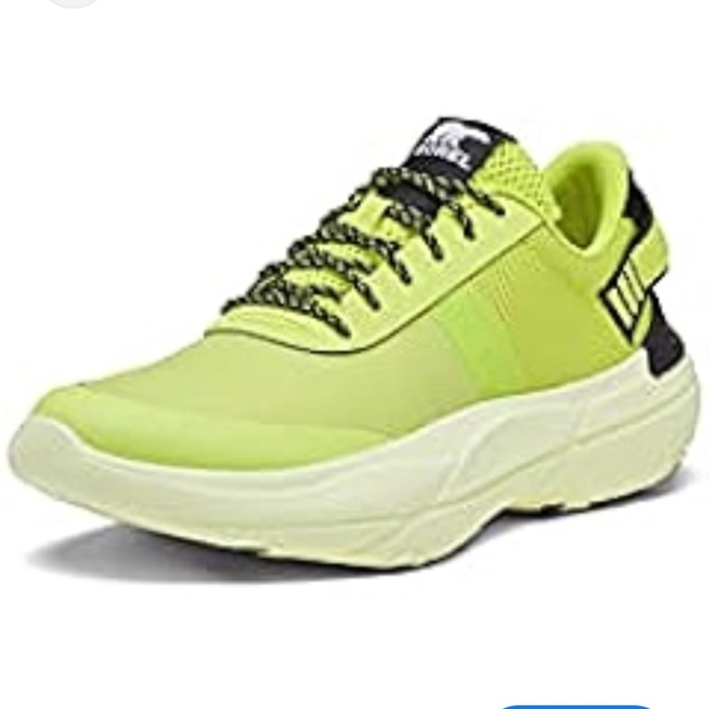 Sorel Women's Explorer Blitz Leisure Lace Lime Green/ Yellow Sneakers- Size 8